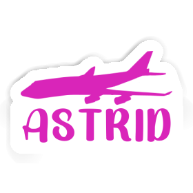 Astrid Sticker Jumbo-Jet Image