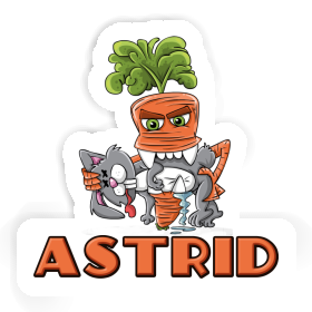 Astrid Sticker Monster Carrot Image