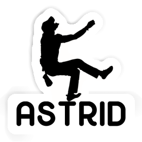 Kletterer Sticker Astrid Image