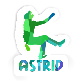 Sticker Kletterer Astrid Image