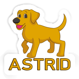 Sticker Dog Astrid Image