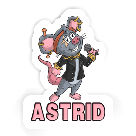 Astrid Sticker Singer Image