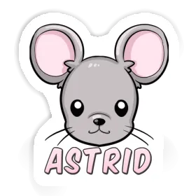 Astrid Sticker Mauskopf Image