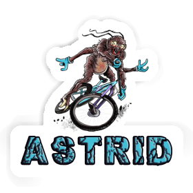 Sticker Biker Astrid Image