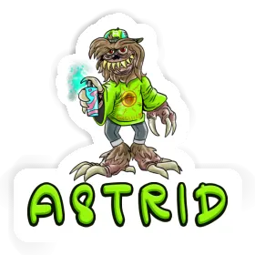 Sticker Astrid Monster Image