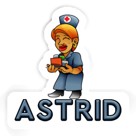 Aufkleber Krankenschwester Astrid Image