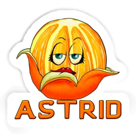 Sticker Orange Astrid Image