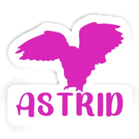 Hibou Autocollant Astrid Image