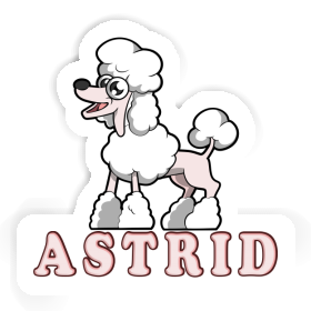 Astrid Sticker Poodle Image