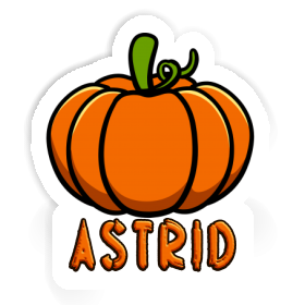 Astrid Sticker Pumpkin Image