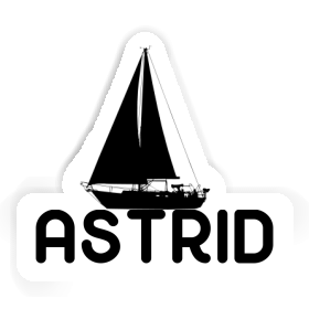 Sticker Sailboat Astrid Image