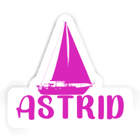 Sailboat Sticker Astrid Image