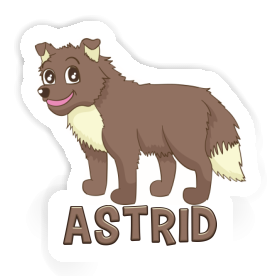 Astrid Sticker Hund Image