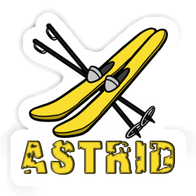 Astrid Sticker Ski Image