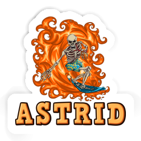 Sticker Surfer Astrid Image