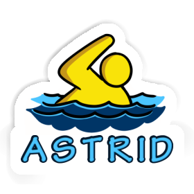 Astrid Sticker Swimmer Image