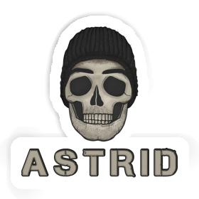 Sticker Astrid Totenkopf Image