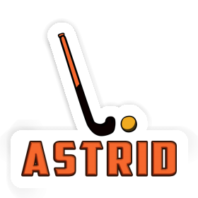 Astrid Autocollant Crosse d'unihockey Image