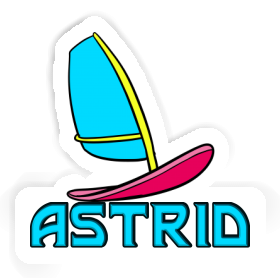 Windsurf Board Sticker Astrid Image