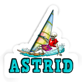 Sticker Astrid Windsurfer Image