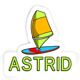 Sticker Astrid Windsurf Board Image