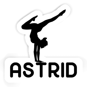 Sticker Yoga Woman Astrid Image