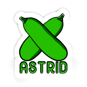 Sticker Zucchini Astrid Image