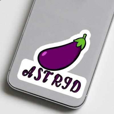 Astrid Sticker Aubergine Gift package Image