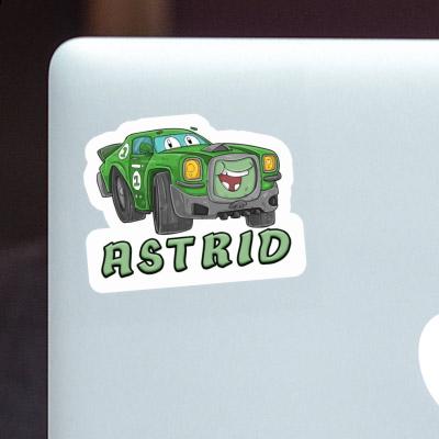 Sticker Race car Astrid Notebook Image