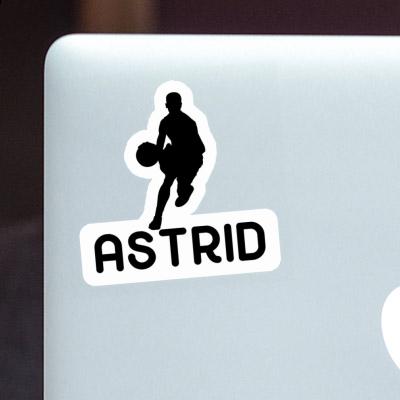 Sticker Basketballspieler Astrid Gift package Image