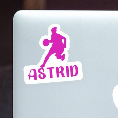 Autocollant Astrid Joueuse de basket-ball Laptop Image