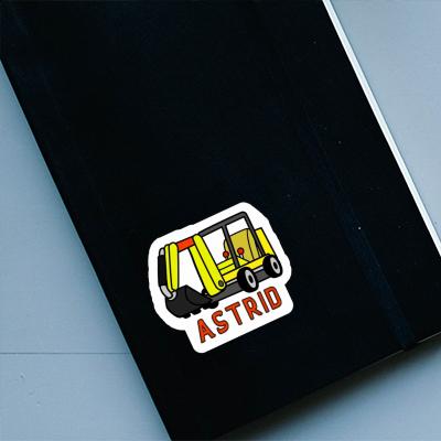 Astrid Sticker Mini-Excavator Laptop Image