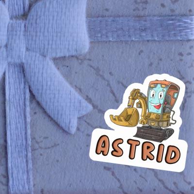 Sticker Astrid Excavator Gift package Image