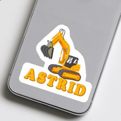 Sticker Astrid Excavator Laptop Image