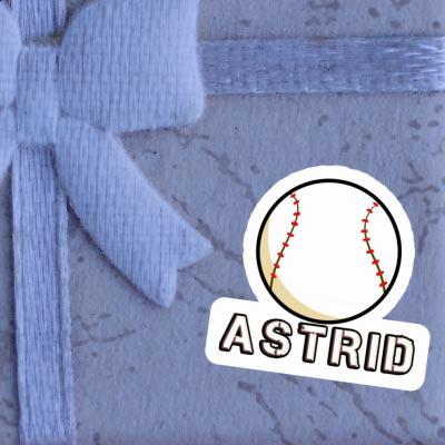 Astrid Aufkleber Baseball Gift package Image