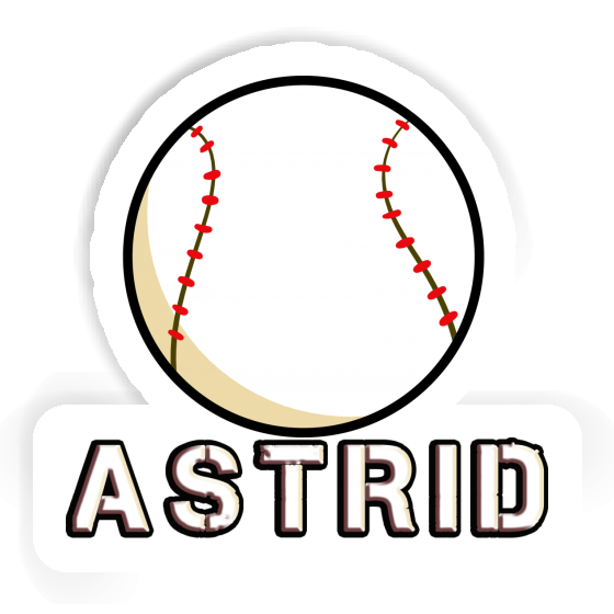 Astrid Aufkleber Baseball Gift package Image