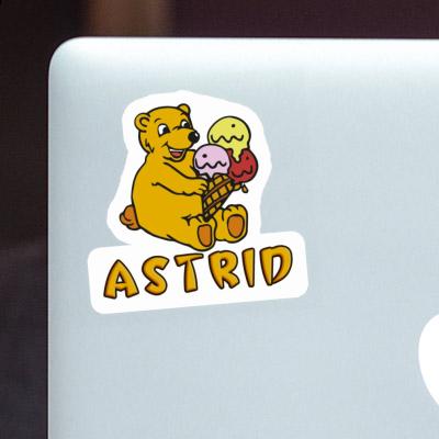 Autocollant Ours de glace Astrid Laptop Image