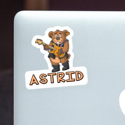 Sticker Rocker Bear Astrid Notebook Image