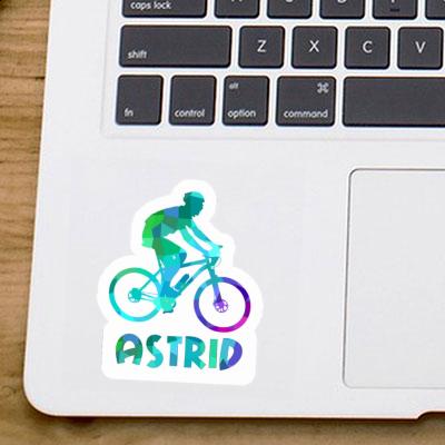 Sticker Astrid Biker Notebook Image