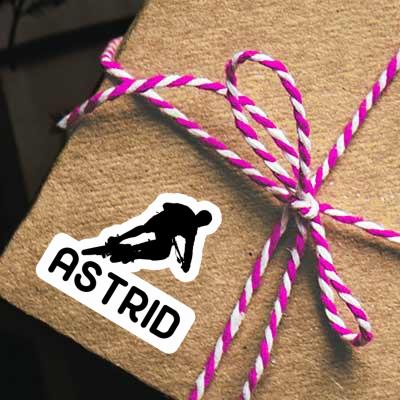 Astrid Sticker Biker Image