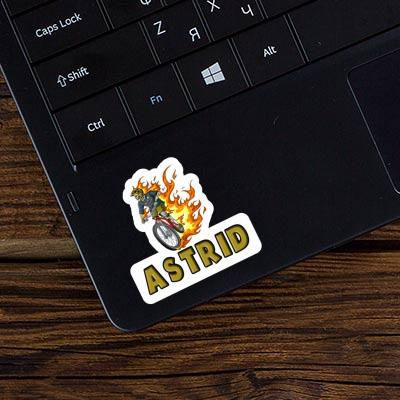 Astrid Sticker Freeride Biker Notebook Image