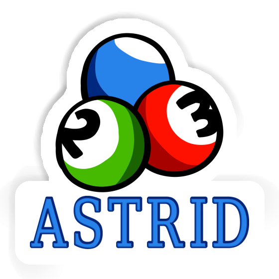 Billiard Ball Sticker Astrid Notebook Image