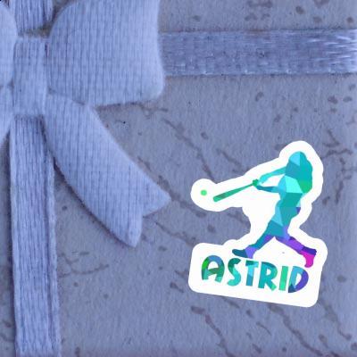 Baseball Player Sticker Astrid Image