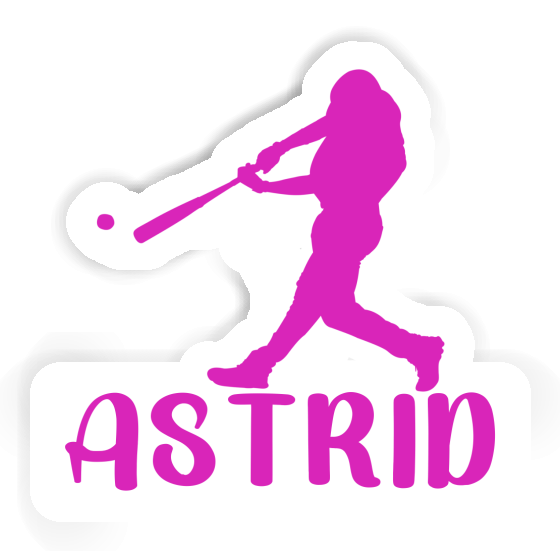 Baseball Player Sticker Astrid Image