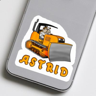 Astrid Aufkleber Bulldozer Image