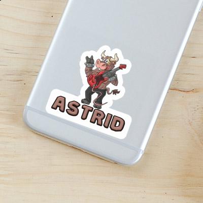 Sticker Guitarist Astrid Notebook Image