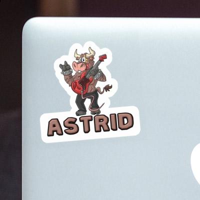 Sticker Guitarist Astrid Image