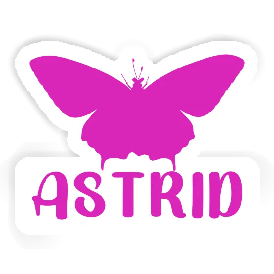 Sticker Butterfly Astrid Notebook Image