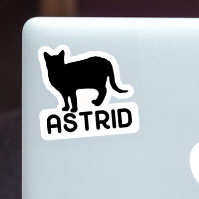 Sticker Cat Astrid Laptop Image