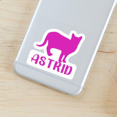 Sticker Astrid Cat Laptop Image